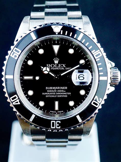 rolex submariner 2001|rolex 16610 submariner chisholm hunter.